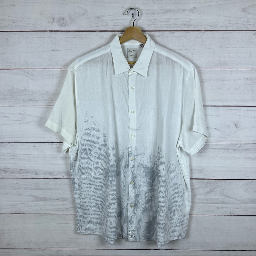 Murano Baird McNutt Linen Button Shirt XL
